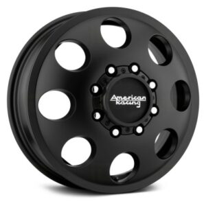AR204 BAJA DUALLY - 17 inch - 6.50 - Satin black - front