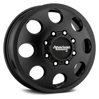 AR204 BAJA DUALLY - 16 inch - 6.00 - Satin black - front