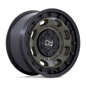 ATLAS - 17 inch - 8.50 - Olive drab green w/ black lip