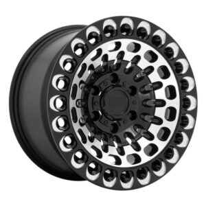 LABYRINTH - 17 inch - 9.50 - Gloss black w/ machined face & milling