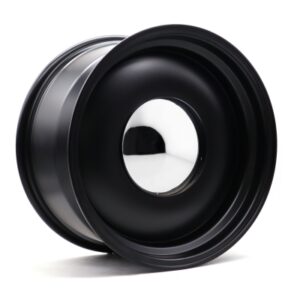 Smoothie Black Large - 20 inch - 8.50 - Matte black & chrome kap