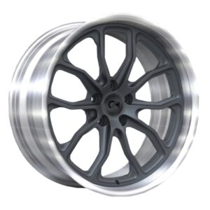CIM532 - 19 inch - 8.50 - Gloss Brushed Gray with Matte Brushed Lip