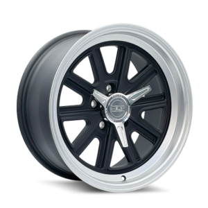 CIM555 - 17 inch - 9.00 - Matt Black with Matt Machined Lip