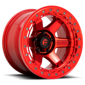 D123 BLOCK BEADLOCK - 17 inch - 8.50 - Candy red w/ candy red ring