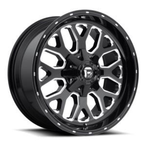D588 TITAN - 20 inch - 10.00 - Gloss black milled