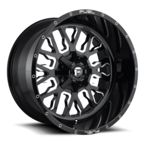 D611 STROKE - 20 inch - 9.00 - Gloss black milled