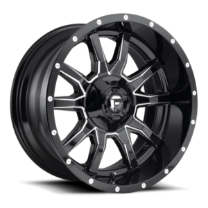D627 VANDAL - 20 inch - 9.00 - Gloss black milled