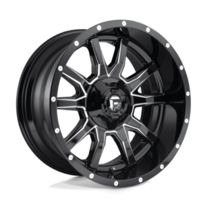 D627 VANDAL - 20 inch - 10.00 - Gloss black milled