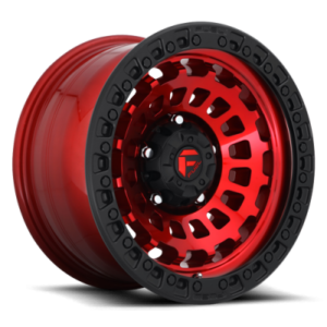 D632 ZEPHYR - 20 inch - 9.00 - Candy red black bead ring