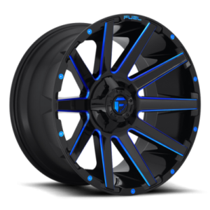 D644 CONTRA - 20 inch - 10.00 - Gloss black blue tinted clear