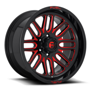 D663 IGNITE - 20 inch - 10.00 - Gloss black red tinted clear