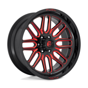 D663 IGNITE - 22 inch - 12.00 - Gloss black red tinted clear