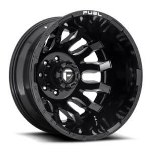 D673 BLITZ - 20 inch - 8.20 - Gloss black milled