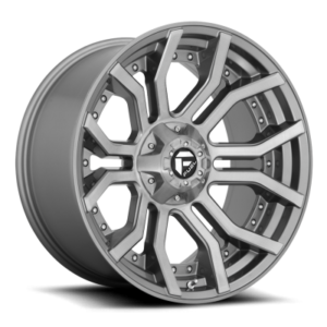 D713 RAGE PLATINUM - 20 inch - 10.00 - Brushed gun metal tinted clear