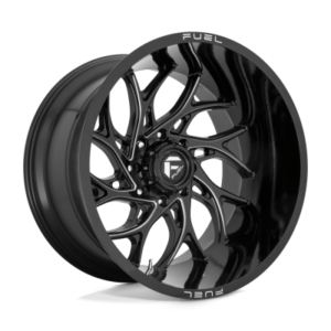 D741 RUNNER - 22 inch - 12.00 - Gloss black milled