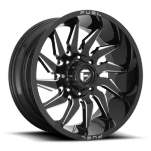 D744 SABER - 20 inch - 9.00 - Gloss black milled