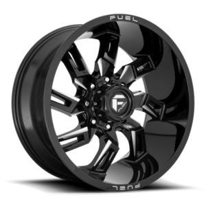 D747 LOCKDOWN - 22 inch - 10.00 - Gloss black milled