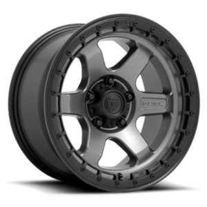 D752 BLOCK - 18 inch - 9.00 - Matte gunmetal w/ black ring