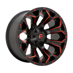 D787 ASSAULT - 22 inch - 10.00 - Matte black red milled