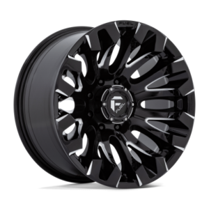 D828 QUAKE - 20 inch - 10.00 - Gloss black milled