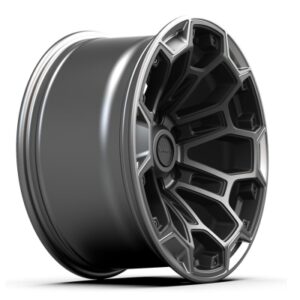 DF03 - 18 inch - 9.00 - Satin Black with Dark Satin Charcoal 2-Tone