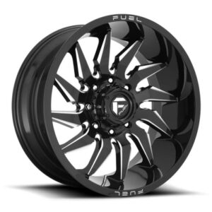 D744 SABER - 24 inch - 12.00 - Gloss black milled