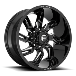 D747 LOCKDOWN - 20 inch - 10.00 - Gloss black milled