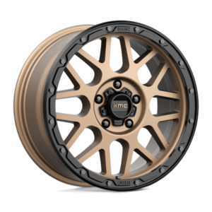 KM535 GRENADE OFF-ROAD - 18 inch - 8.50 - Matte bronze w/ matte black lip