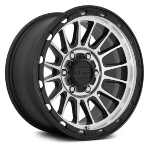 KM542 IMPACT - 18 inch - 9.00 - Satin black machined