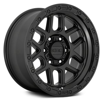 KM544 MESA - 20 inch - 9.00 - Satin black w/ gloss black lip