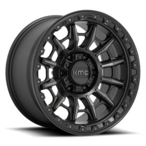 KM547 CARNAGE - 17 inch - 9.00 - Satin black w/ gray tint