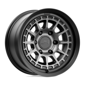KM719 CANYON - 17 inch - 8.50 - Satin black w/ gray tint