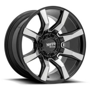 MO804 SPIDER - 22 inch - 10.00 - Gloss black machined