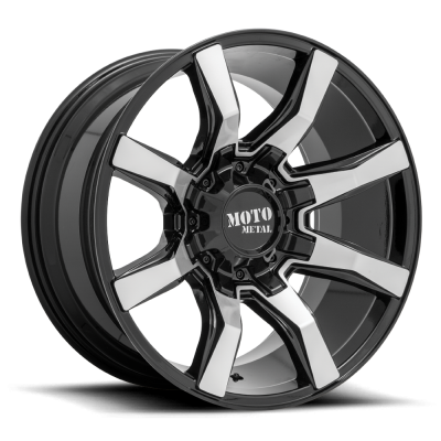 MO804 SPIDER - 22 inch - 10.00 - Gloss black machined