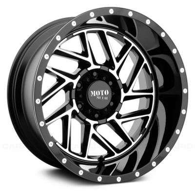 MO985 BREAKOUT - 20 inch - 9.00 - Gloss black machined