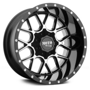MO986 SIEGE - 22 inch - 12.00 - Gloss black machined