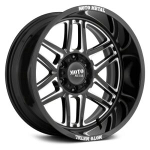 MO992 FOLSOM - 20 inch - 9.00 - Gloss black milled