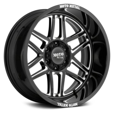 MO992 FOLSOM - 20 inch - 10.00 - Gloss black milled