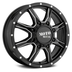 MO995 - 20 inch - 8.20 - Satin black milled - front