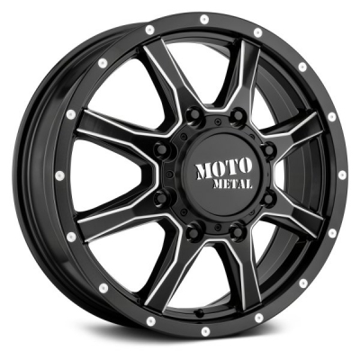 MO995 - 20 inch - 8.20 - Satin black milled - front