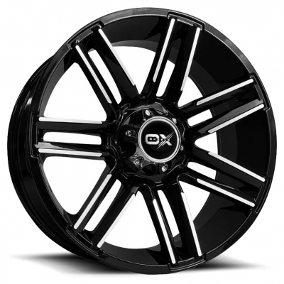 OX Wheels OX404 - 20 inch - 9.00 - Gloss Black Machined face