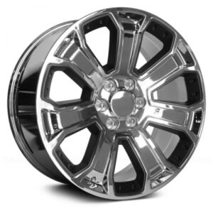PR113 - 22 inch - 9.00 - Chrome w/ matte black accents
