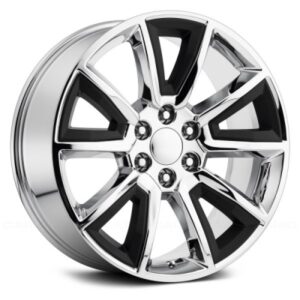 PR168 - 22 inch - 9.00 - Chrome w/ mb accents