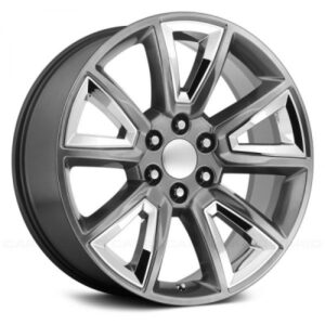 PR168 - 22 inch - 9.00 - Hyper silver w/ chr accents