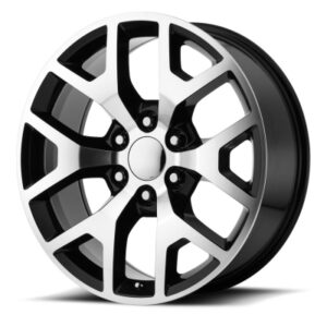 PR169 - 24 inch - 10.00 - Gloss black w/ machined spokes