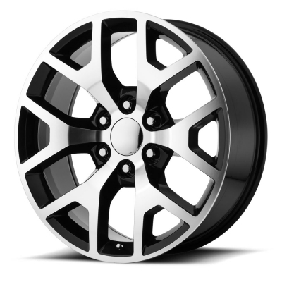 PR169 - 24 inch - 10.00 - Gloss black w/ machined spokes