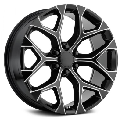 PR176 - 20 inch - 9.00 - Gloss black milled
