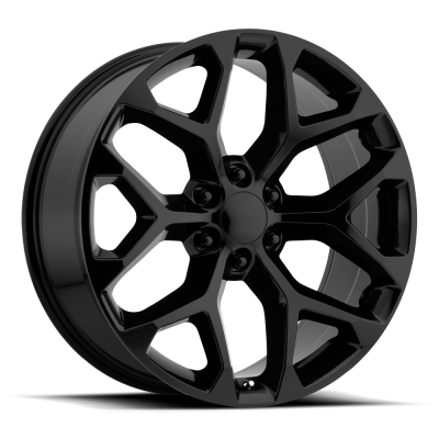 PR176 - 24 inch - 10.00 - Gloss black red milled