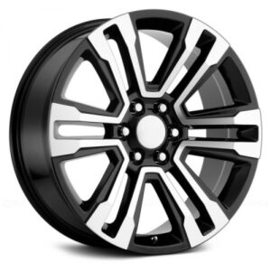 PR182 - 20 inch - 9.00 - Gloss black machined