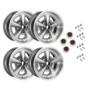 Rally ll Staggered Alu Wheel - Set of 4 - 17 inch - 8.00 - Cast Gunmetal